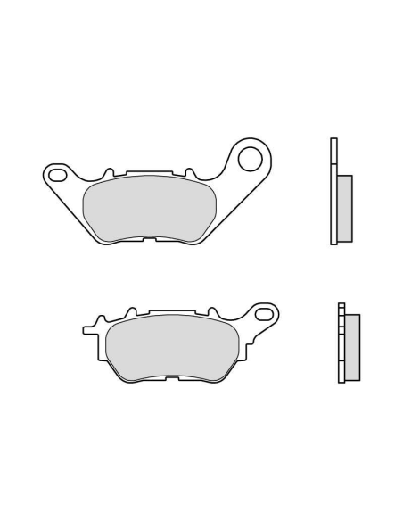 Plaquette de frein arrière BREMBO 07YA53CC organique Route