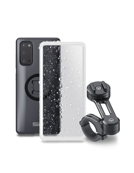 Pack complet support de téléphone SP-CONNECT moto - fixation sur guidon - Samsung S20