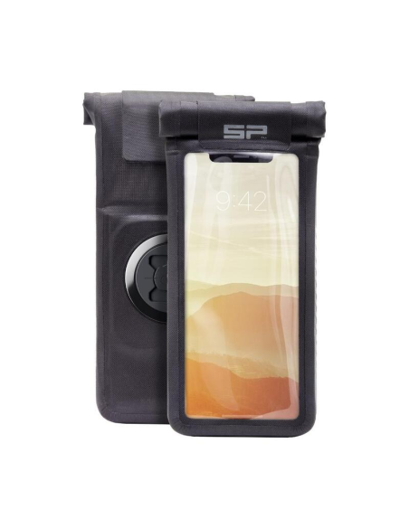 Etui de smartphone universel moto noir taille L SP-CONNECT