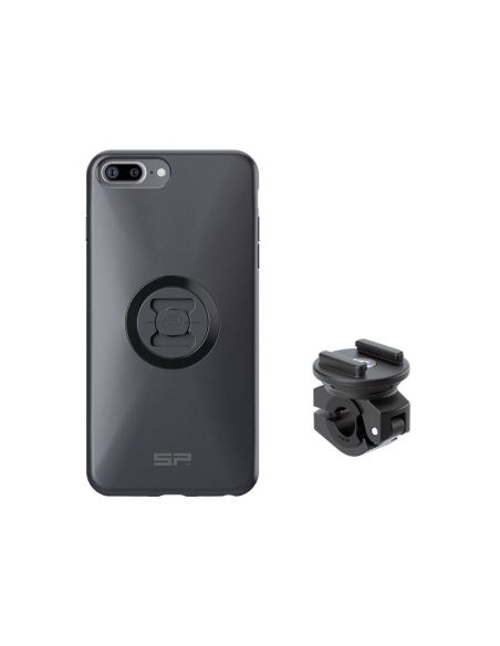 Pack complet support de téléphone SP-CONNECT moto-scooter - fixation sur rétroviseur - iPhone 8 Plus