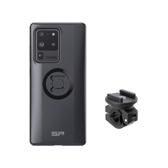 Pack complet support de téléphone SP-CONNECT moto-scooter - fixation sur rétroviseur - Samsung S20 Ultra
