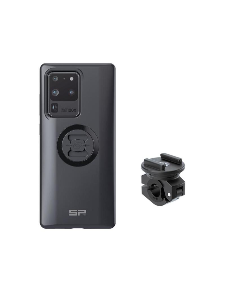 Pack complet support de téléphone SP-CONNECT moto-scooter - fixation sur rétroviseur - Samsung S20 Ultra