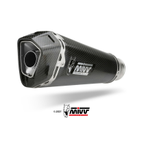 Ligne complète d'échappement MIVV Delta Race - carbone - Aprilia 660 RS 2020- TUONO 660 2021-
