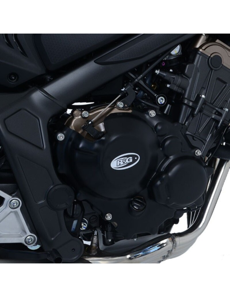 Protection de carter gauche R&G RACING - Race Series noir - HONDA CB650R-CBR650R
