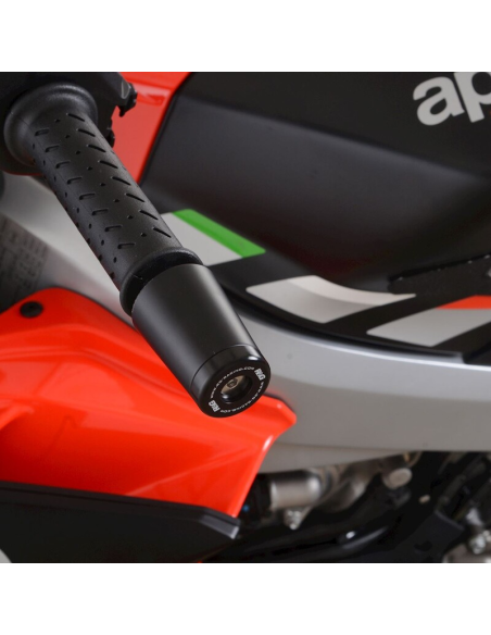 Embouts de guidon R&G RACING - noir - APRILIA Tuono 660