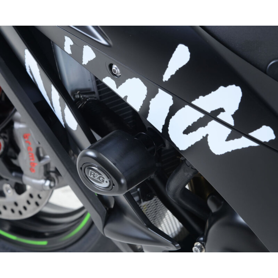 Tampons de protection R&G RACING Aéro - blanc - KAWASAKI ZX10-R-RR