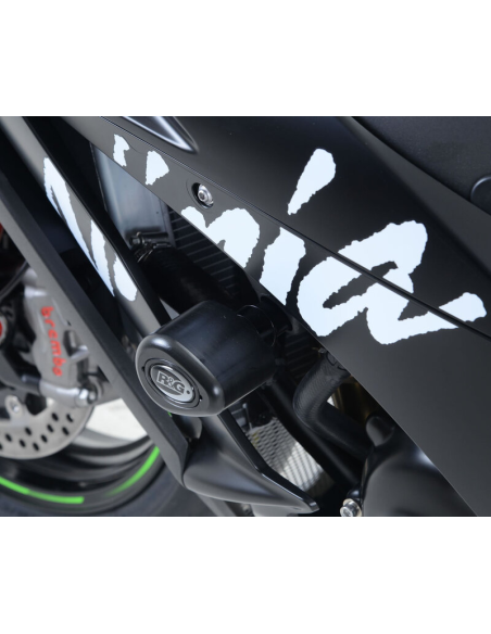 Tampons de protection R&G RACING Aéro - blanc - KAWASAKI ZX10-R-RR