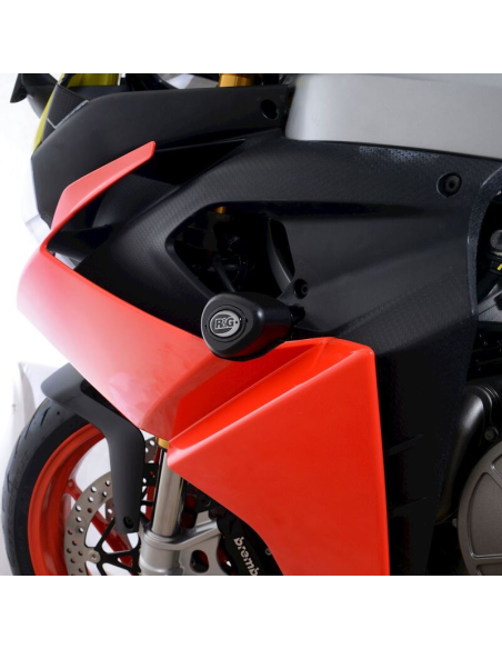 Tampons de protection R&G RACING Aéro - noir - APRILIA RS660
