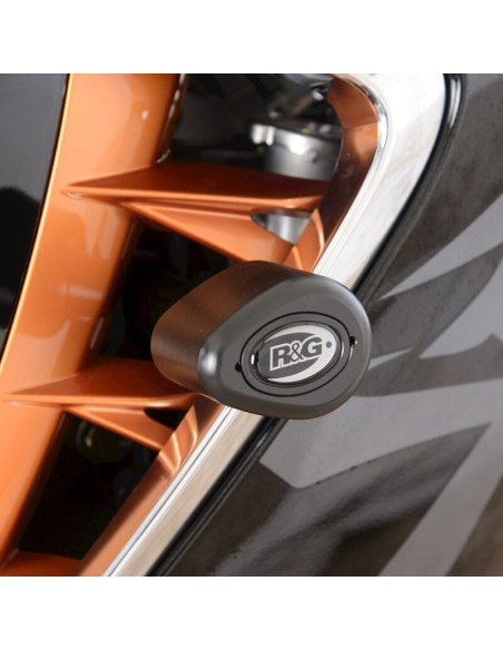 Tampons de protection R&G RACING Aéro - blanc - SUZUKI Hayabusa