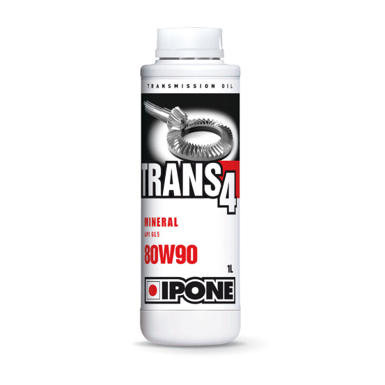 Huile boite pont IPONE Trans 4 80W90 Mineral 4T 1 Litre