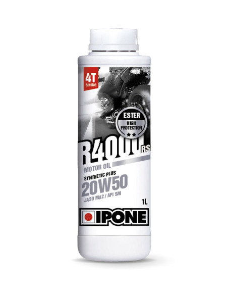 Huile moteur 4T IPONE 20W50 R4000 RS 1 Litre