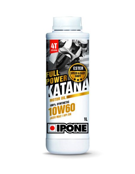 Huile moteur 4T IPONE 10W60 Full Power Katana 1 Litre