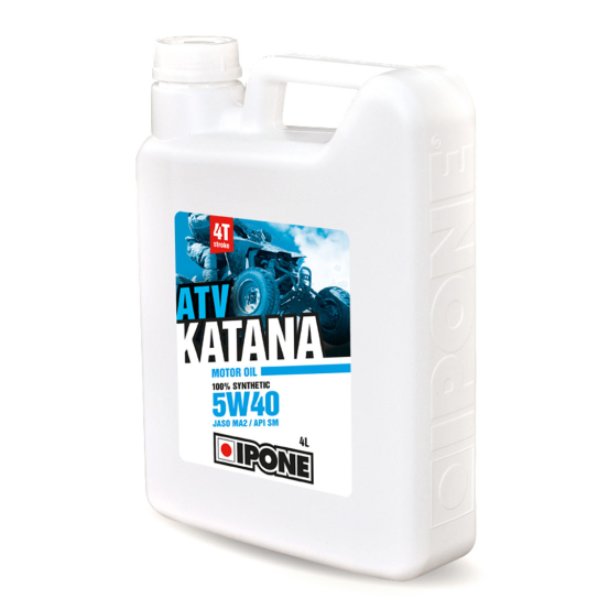 Huile moteur quad IPONE 4T KATANA ATV 5W40 4 Litres