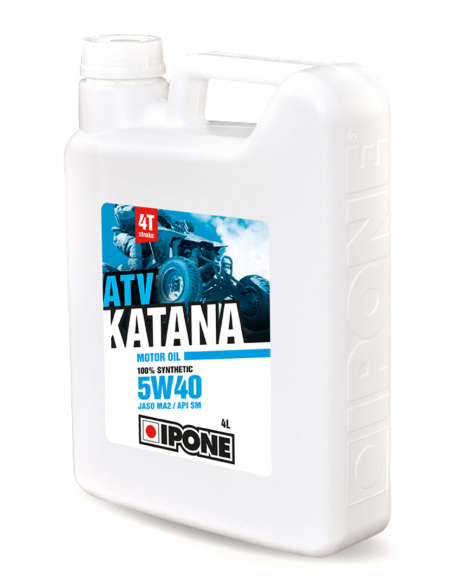 Huile moteur quad IPONE 4T KATANA ATV 5W40 4 Litres
