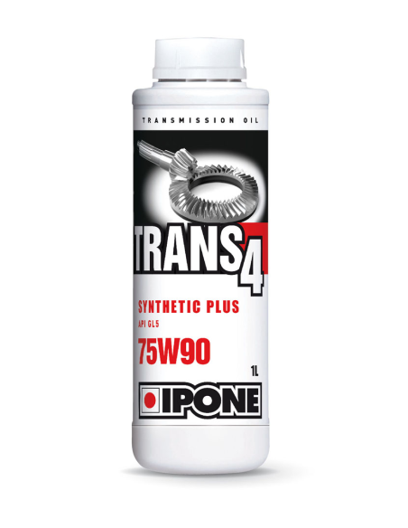 Huile boite pont IPONE Trans 4 75W90 Synthethic 4T 1 Litre