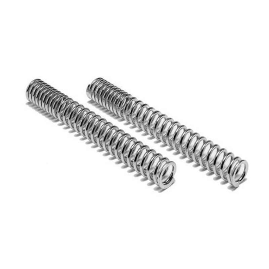 Ressorts de fourche YSS - Longueur 505mm - Tarage 4.6Nm - KTM 250 SX