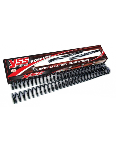 Ressorts de fourche YSS pour fourche Showa 49mm - Tarage 4,6Nm - Longueur 470mm - HONDA 450 CRF R