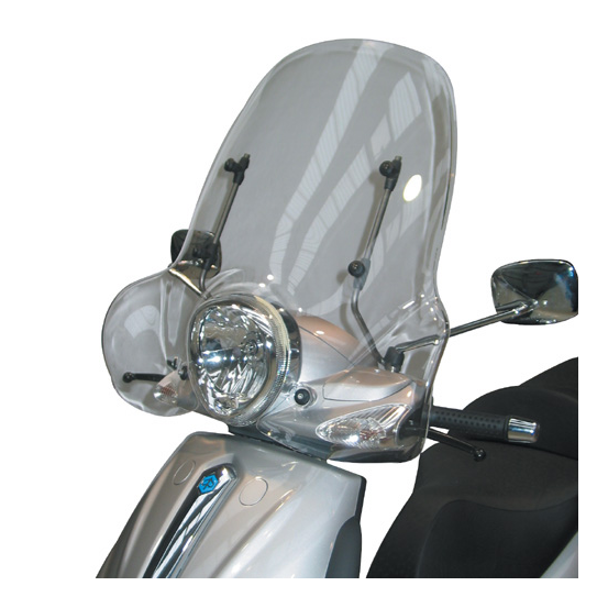 Bulle Givi 103A Piaggio Beverly Tourer 125 - 250 - 300 - 400 2008 - 2010 Beverly 500 2003 - 2007 - Incolore