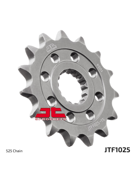 Pignon acier JT - 15 dents - Pas 525 - Réf JTF1025.15