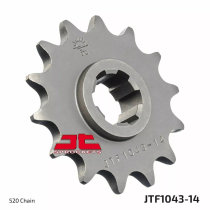 Pignon acier JT - 14 dents - Pas 520 - Réf JTF1043.14