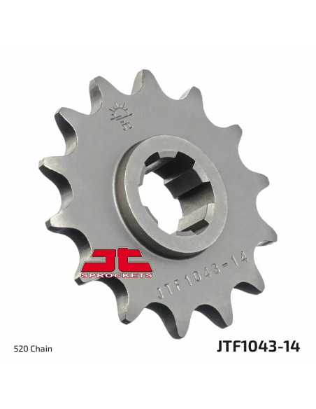 Pignon acier JT - 14 dents - Pas 520 - Réf JTF1043.14