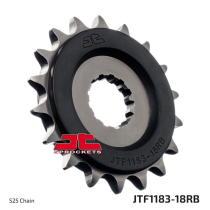 Pignon acier silencieux JT - 18 dents - Pas 525 - Réf JTF1183.18RB