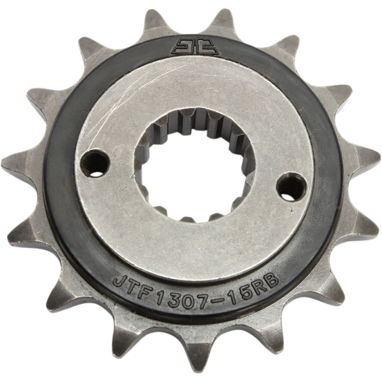 Pignon acier silencieux JT - 15 dents - Pas 520 - Réf JTF1307.15RB