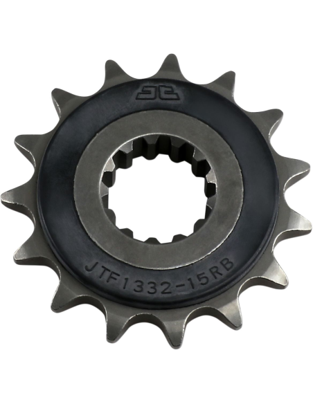 Pignon acier silencieux JT - 15 dents - Pas 525 - Réf JTF1332.15RB