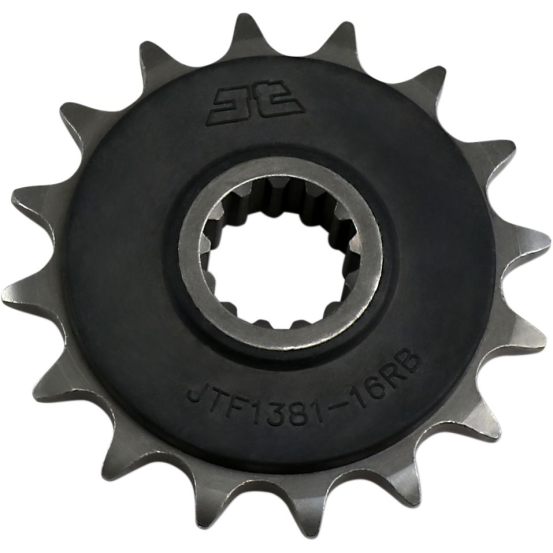 Pignon acier silencieux JT - 16 dents - Pas 520 - Réf JTF1381.16RB