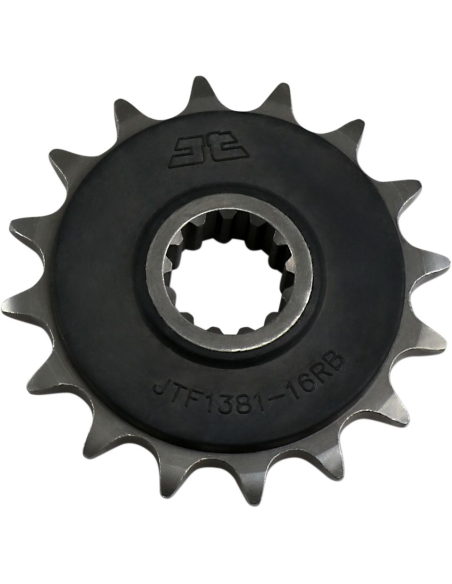 Pignon acier silencieux JT - 16 dents - Pas 520 - Réf JTF1381.16RB