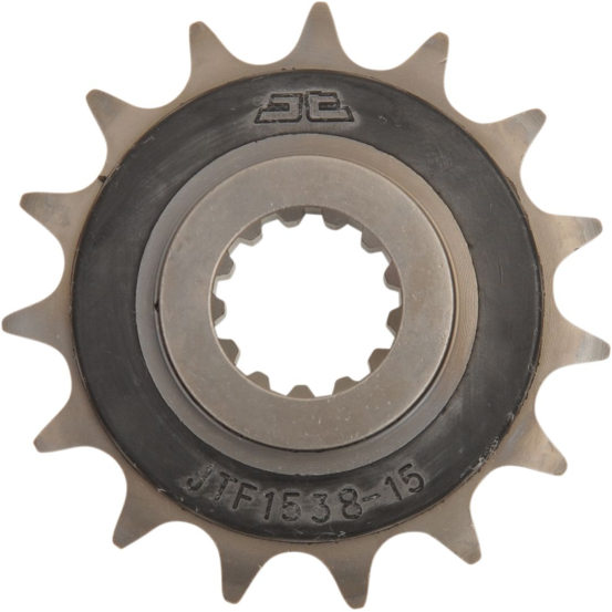 Pignon acier silencieux JT - 15 dents - Pas 520 - Réf JTF1538.15RB