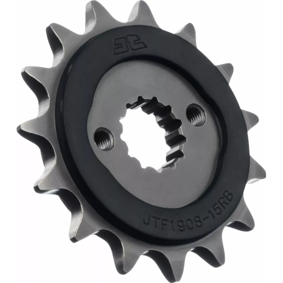 Pignon acier silencieux JT - 15 dents - Pas 520 - Réf JTF1908.15RB