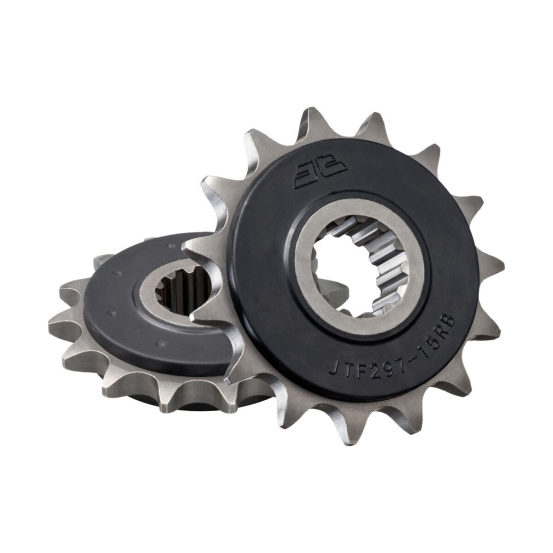 Pignon acier silencieux JT - 15 dents - Pas 525 - Réf JTF297.15RB