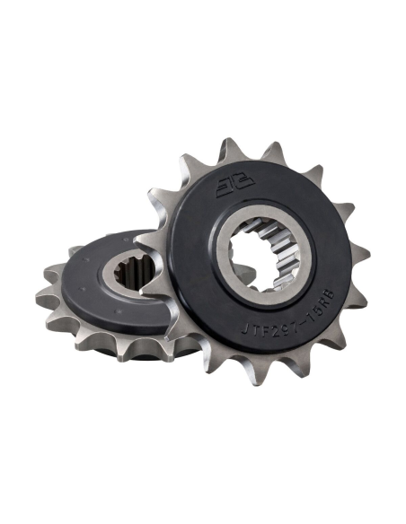 Pignon acier silencieux JT - 15 dents - Pas 525 - Réf JTF297.15RB
