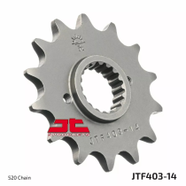 Pignon acier JT - 14 dents - Pas 520 - Réf JTF403.14