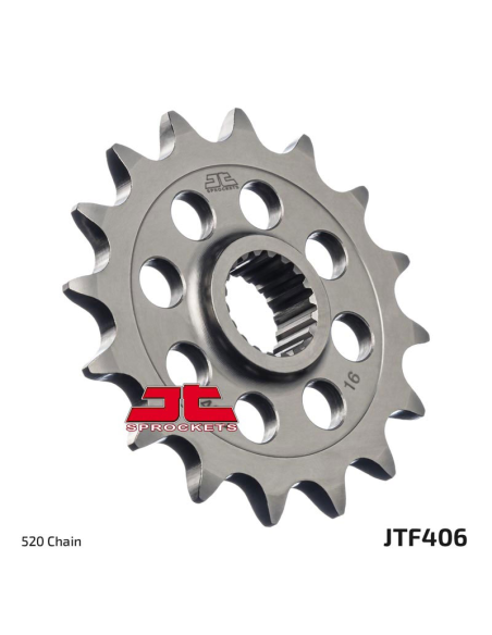 Pignon acier JT - 15 dents - Pas 520 - Réf JTF406.15