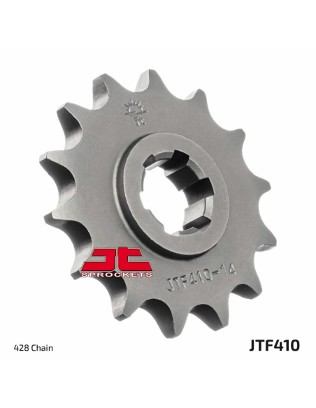 Pignon acier JT - 16 dents - Pas 428 - Réf JTF410.16