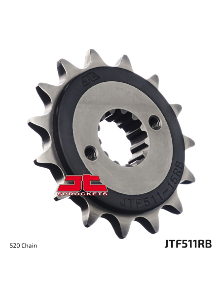 Pignon acier silencieux JT - Pas 520 - Réf JTF511RB