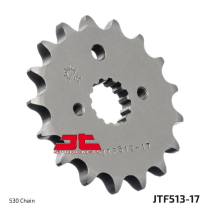 Pignon acier JT - 17 dents - Pas 530 - Réf JTF513.17