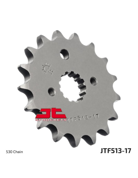 Pignon acier JT - 17 dents - Pas 530 - Réf JTF513.17