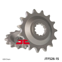 Pignon acier JT - 15 dents - Pas 630 - Réf JTF526.15