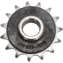 Pignon acier silencieux JT - 15 dents - Pas 520 - Réf JTF577.15RB