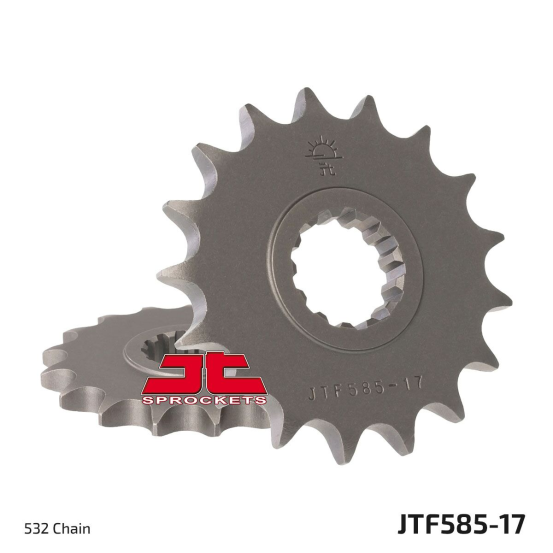 Pignon acier JT - 17 dents - Pas 532 - Réf JTF585.17