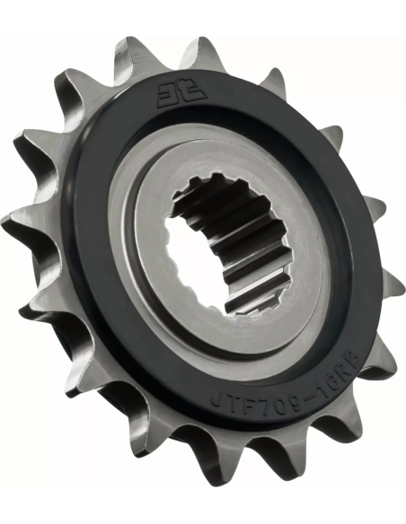 Pignon acier silencieux JT - 16 dents - Pas 525 - Réf JTF709.16RB