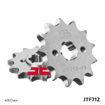Pignon acier JT - 13 dents - Pas 428 - Réf JTF712.13