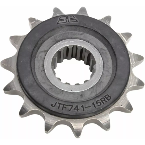 Pignon acier silencieux JT - 15 dents - Pas 525 - Réf JTF741.15RB