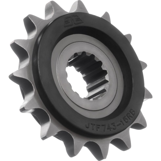 Pignon acier silencieux JT - 15 dents - Pas 530 - Réf JTF743.15RB