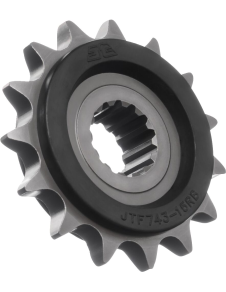 Pignon acier silencieux JT - 15 dents - Pas 530 - Réf JTF743.15RB