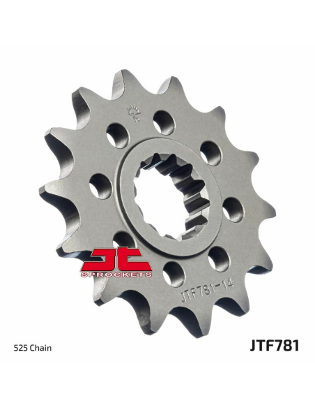 Pignon acier JT - 14 dents - Pas 525 - Réf JTF781.14
