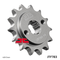 Pignon acier JT - 14 dents - Pas 428 - Réf JTF783.14